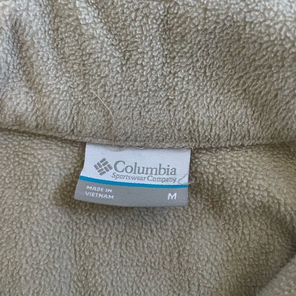 Columbia women’s tan full zip fleece jacket size medium - Picture 2 of 4